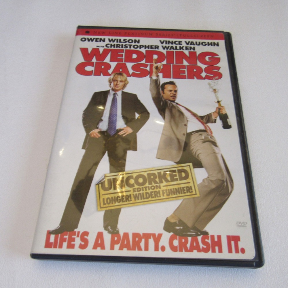 Wedding Crashers‎ DVD Uncorked Edition Fullscreen Owen Wilson Vince Vaughn 2005